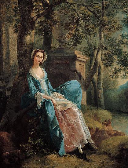 Thomas Gainsborough Portrait of a Woman Norge oil painting art
